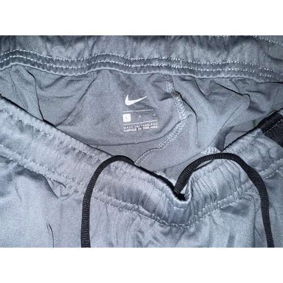 Nike Pants Women’s Size Large Black Side Stripes Grey Polyester - Picture 13 of 15